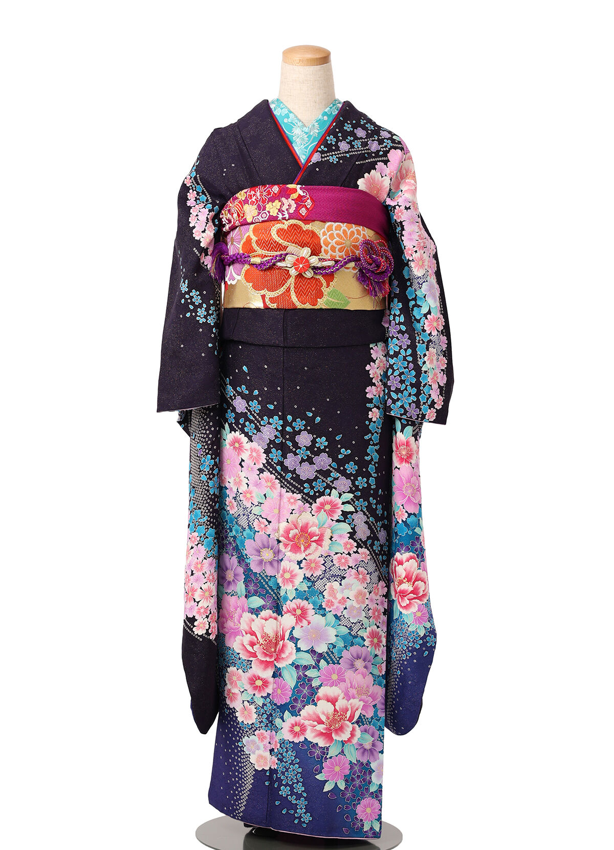 紺ｐ花